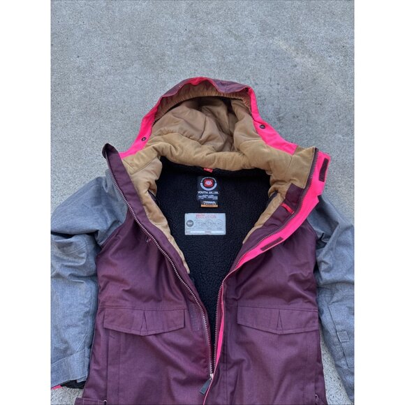 686 Defender Jacket Girls M Youth Ski Snowboard Infidry Insulated Waterproof 10k - Picture 9 of 13